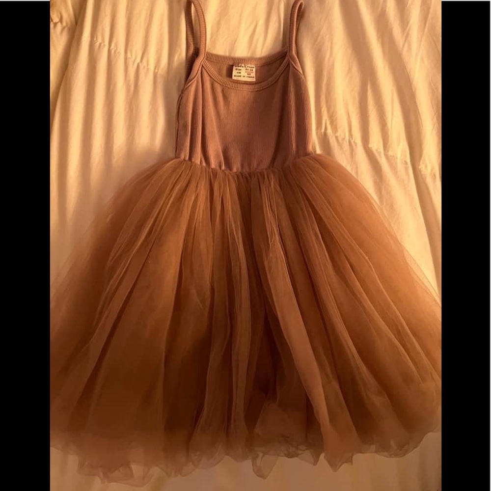 Pink tulle dress